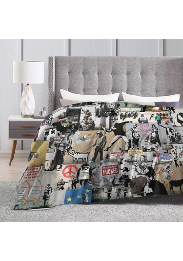 Blackpink Yumuşak Mikro Polar Battaniye Ekose Kanepe Battaniyesi Yetişkinler Ve Çocuklar İçin -sys20412 Özel ler Diğer