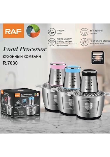 3l Elektrikli Kıyma Makinesi Mutfak Robotu Kıyıcı Paslanmaz