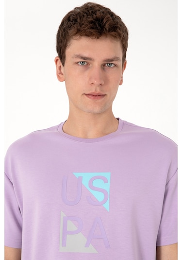 U.s. Polo Assn. Erkek Lila Tişört 50299882-vr034 Lila