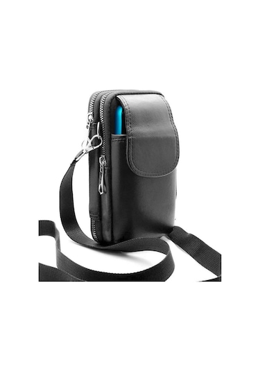 Lederax Hakiki Deri El, Omuz ve Bel Çantası Erkek Cüzdanı Ld456 001