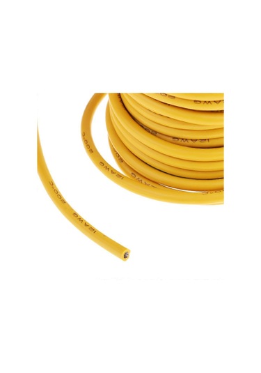 12 Awg Silikon Kablo Esnek 7 Metre Yüksek Sıcaklık Silikon Kablo Sarı