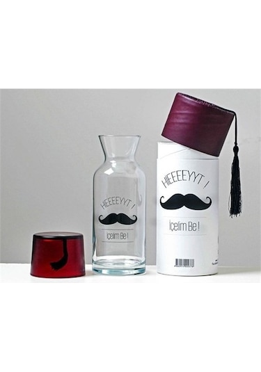 Joy Glass İçelim Fesli Cam Karaf İçelim Be