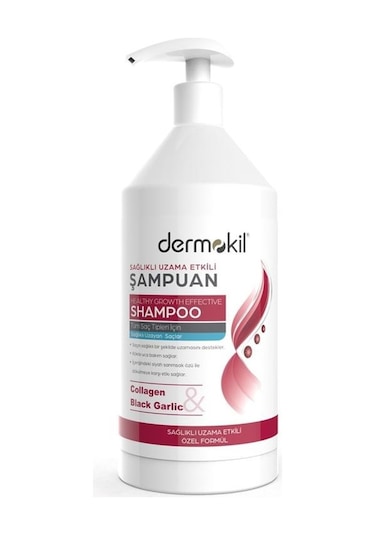 Dermokil Prebiyotik & Vitamin B5 Sağlıklı Uzama Etkili Şampuan 1 L