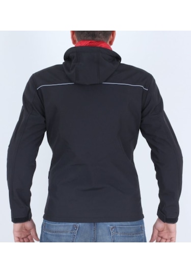 Venom Jaws Soft Shell Erkek Siyah Motosiklet Montu Tam Koruma