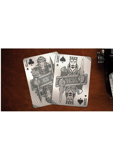 Kings Wild Project Verum Videre 2023 Silver Premium Oyun Kağıdı Limited Edition Koleksiyonluk İskambil Kartları