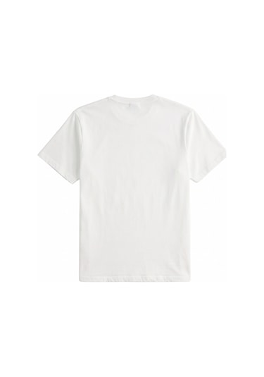 Genius Store Erkek Siyah Tişört %100 Pamuk Süprem Basic Tişört Bisiklet Yaka Nakışlı T-shirt Erkek-nakışlı Beyaz