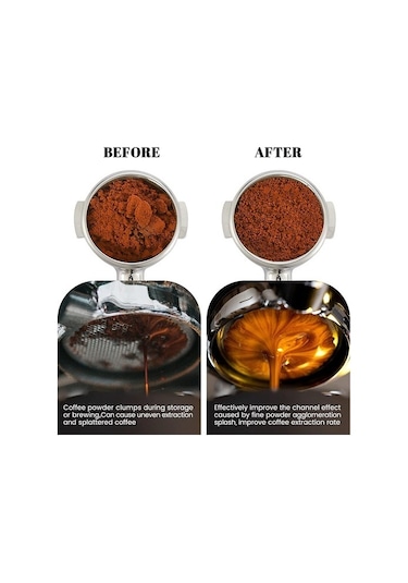 Metabagua Wdt Aracı, Espresso Dağıtım Araçları, Iğneler 0.4mm Karıştırıcı Gümüş Y9d4on Gümüş