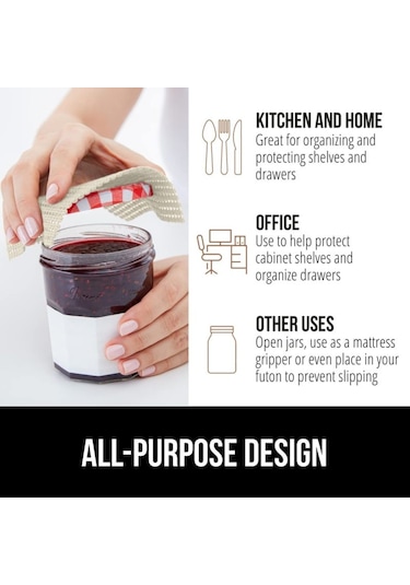 Çekmece Ve Raf Kaplamaları, Sağlam Tutuş, Yapışkan Olmayan En Kolay Montaj Matı, 2 Rulo, 12" X 5 Ayak, Dayanıklı Düzenleme Kaplamaları, Mutfak Dolabı Çekmeceleri, Banyo- Bej