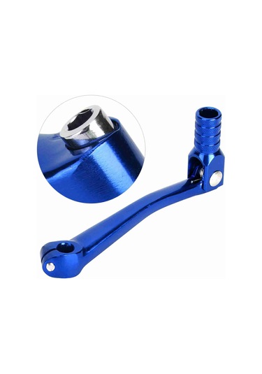 Yaozixa Motosiklet İçin Cnc Alüminyum Katlanabilir Vites Çubuğu - Antiskid Tasarım, Dayanıklı Ve Sağlam Mavi Mavi