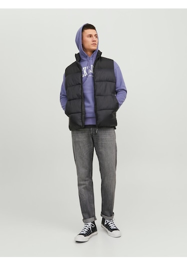 Jack & Jones Jjejosh Erkek Sweatshirt 12236513 Mor