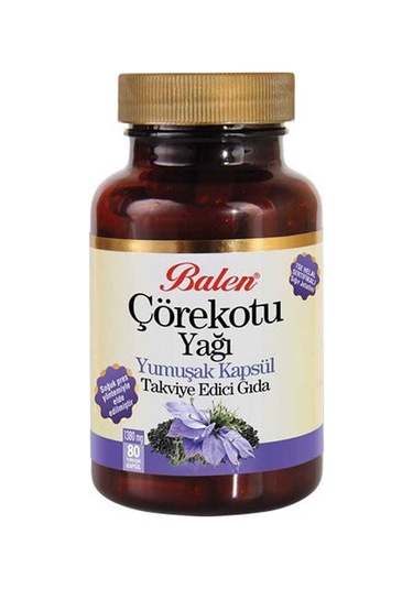 Çörekotu Yağı Yumuşak Kapsül Çörek Otu 1000 Mg 80 Kapsül