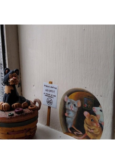 Komik Fare Deliği Duvar Çıkartmaları Yatak Odası Mutfak Süpürgelik Ev Dekorasyon 3d Vi Çıkartmaları Diy Duvar Sticker Dğ. 55013255 Diğer