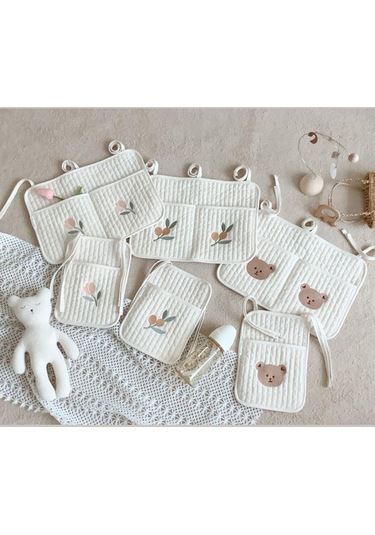 Suntek Bebek Bezi Çantası Asılı Saklama Zeytin-büyük Bej