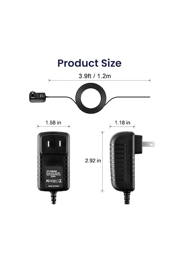 Samhave İçin Ac Dc Adaptörü Q7 Wifi Android Dokunmatik Ekran Pc Güç Kablosu Şarj Cihazı Psu