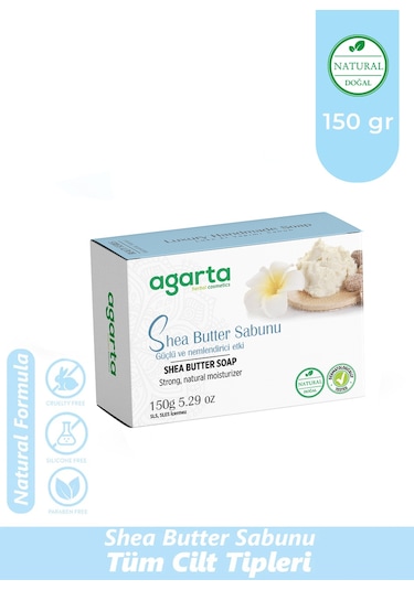 Agarta Doğal El Yapımı Shea Butter Sabunu 150 G