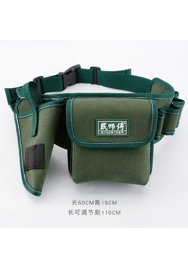 Aubyhe Çelik Kanvas Tamir Araç Kemerleri - Profesyonel Montaj Çalışmaları İçin Dayanıklı Çok Fonksiyonlu Takım - Asker Yeşili Dsf-101