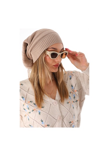 Kadın İpli Bej Bere Bej