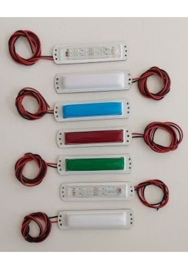 Su Geçirmez Led Lamba Marine Yat Tekne Karavan 12V - 15 CM (MAVİ)