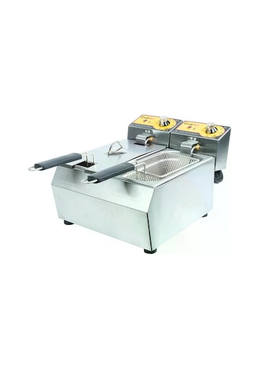 Elektirikli Firitöz 3+3 Lt Patates Kızartma Makinesi