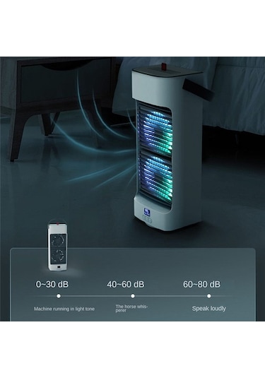 Taşınabilir Klima Ev Mini Hava Soğutucu Ofis Için Taşınabilir Klima 6 Vites Rüzgar Siyah Beyaz Tx5hz9 Renkli