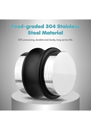 Dancemonkey 58mm Ayarlanabilir Derinlikli Paslanmaz Çelik Espresso Düzleştirici Ve Sıkıştırıcı Diğer