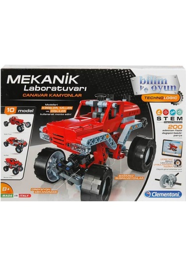 Clementoni Mekanik Laboratuvarı Canavar Kamyonlar   64438