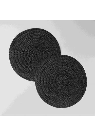 Linens Wanella 2'li 38 Cm Amerikan Servisi Siyah Siyah