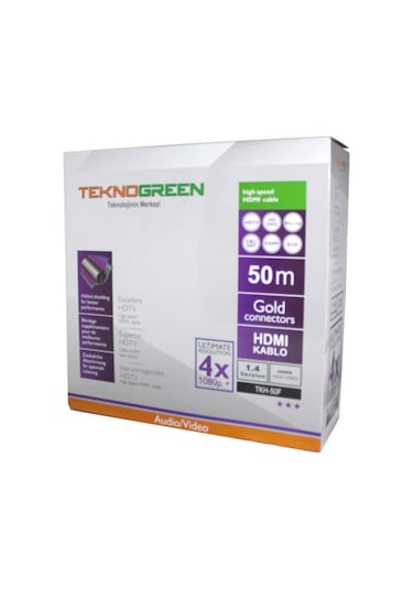 Teknogreen Tkh-50F 50 Mt Hdmi Kablo