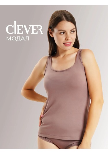 Clever Wear Geniş Askılı İç Çamaşırı Atlet 149937462 Kahve