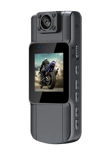 Dashanshop Black L11 Siyah Taşınabilir Hafif Aksiyon Kamerası Yüksek Çözünürlüklü Video Geniş Açı Lens Extreme Spor Çekimi İçin Uygun