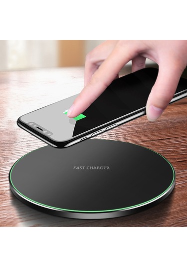 Yunboo Hızlı Kablosuz Şarj Cihazı - Telefon Kılıfıyla Uyumlu, Güvenli Ve Hızlı Şarj