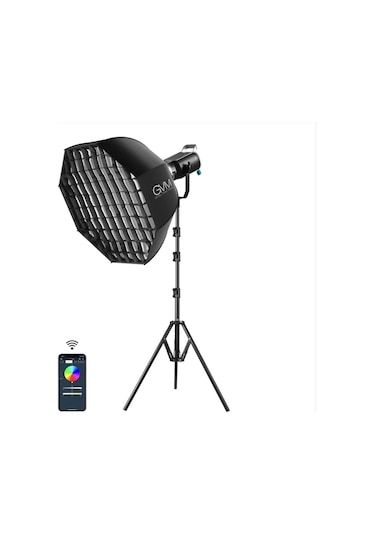 Gvm Sd200r Rgb Led Video Işığı Softbox Set