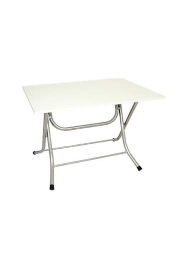 60 110 Beyaz Katlanır Masa Yemek Ve Çalışma Masası Diğer