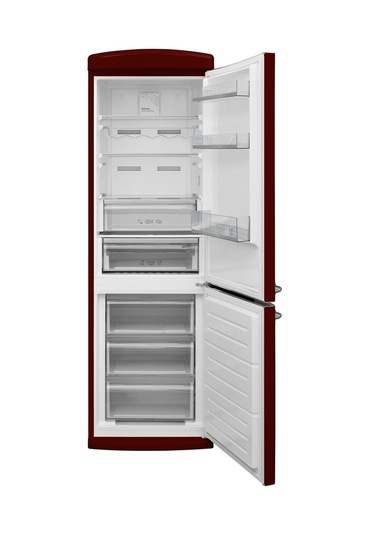 Vestel RETRO NFK37211 BORDO 330 LT No-Frost Kombi Tipi Buzdolabı