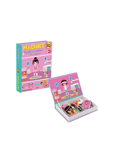 1499 Diytoy. Magnet Kıyafet Giydirme Oyunu / +3 Yaş