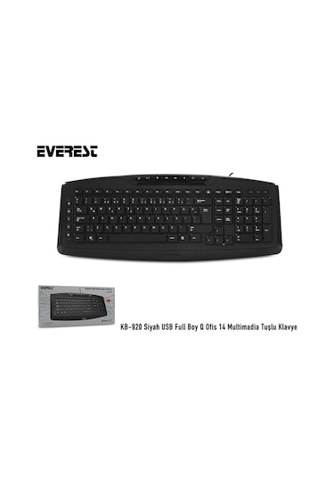 Everest KB-920 Kablolu Multimedya Tuşlu Q Klavye