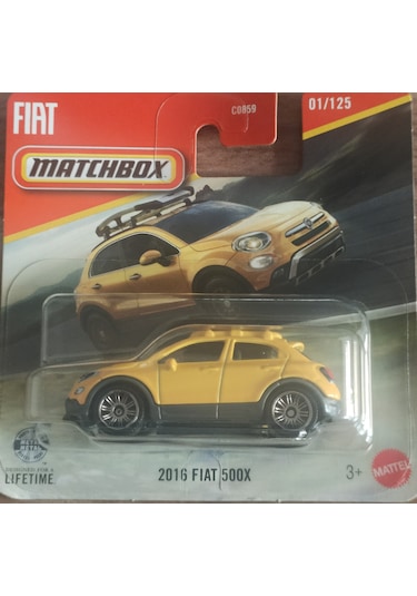 2026 Case Matchbox 2016 Fiat 500x Sarı