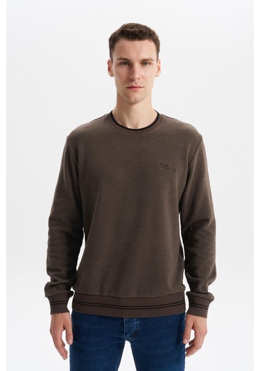 Arma Erkek Regular Fit Örme Selanik Sweatshirt %65 Pamuk %35 Polyester, Karbon Fırçalı, Basic Bisiklet Yaka K30124698702 Kahverengi Arma Erkek Regular Fit Örme Selanik Sweatshirt %65 Pamuk %35 Polyester, Karbon Fırçalı, Basic Bisiklet Yaka K30124698702 Kahverengi