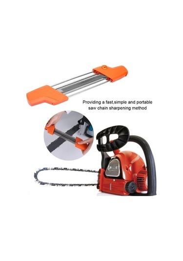 Tongxida El İle Zincir Gider Aleti 4.0mm Turuncu - Hızlı Kesim İçin Zincir Testere Aracı