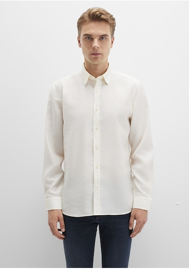Mavi - Ekru Tencel Tm Liyosel Gömlek 0211659-70057 Ekru