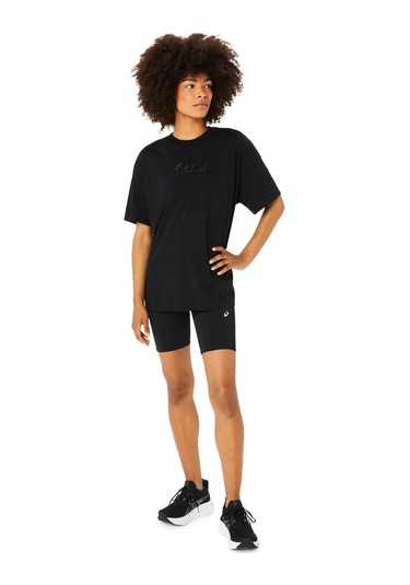 Asics ASICS LOGO TEE Siyah Women Kısa Kollu Tshirt 2032C843-002 Siyah