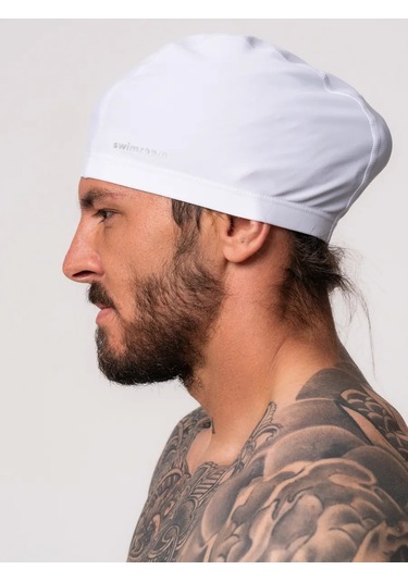 Swimroom Yüzme İçin Kumaş Bone "lycra 56-60" 241817396 Beyaz