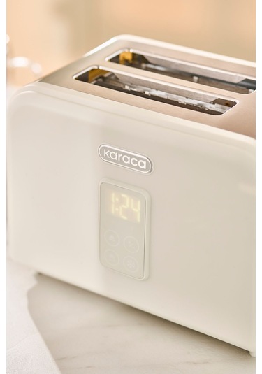 Karaca Multicrust Retro Ekmek Kızartma Makinesi Cream