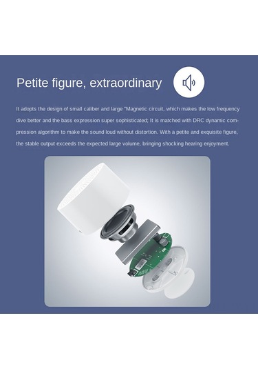 Teltree Mıknatıs Devre Desteğiyle Bluetooth Hoparlör, 52g Hafif Taşınabilir, Bt 4.2 İle Hızlı Bağlantı, Elsiz Arama Ve Ses Kontrolü, Beyaz