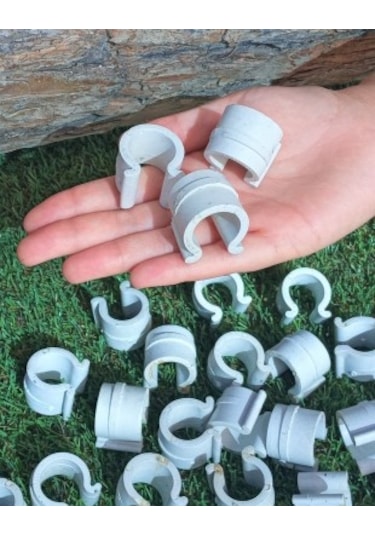 Sera Klipsi 100 Adet 21 lik 1/2 Yarım Parmak Çakma Sera Klips