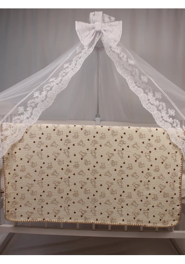 Hannydi Yenidoğanlar İçin Muslin Battaniye, Doğum Yaşı Küçük Bebek Arabası İçin Taburcu Götürücü 419545031 Bej