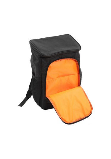 Qingmipy Dış Mekan İçin Isı Ve Soğuk Saklama Özelliği, Büyük Kapasiteli, Su Geçirmez Oxford Kumaş, Aluminyum Folyo İç Linerli Sırt Çantası Siyah Diğer