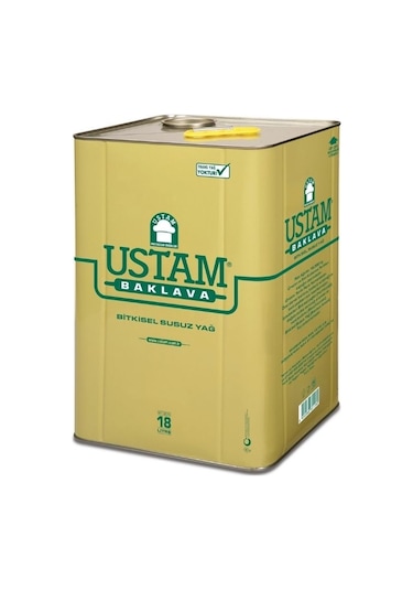 Ustam Baklava Bitkisel Susuz Yağı 18 L