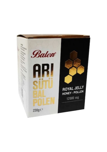 Balen 12000 MG Arı Sütü Bal Polen Karışımı 3 x 230 G