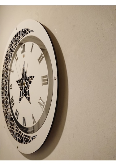 Duvar Saati 50Cm Beyaz
